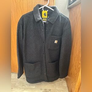 BNWT Carhartt Women’s Charcoal Button-Up Jacket